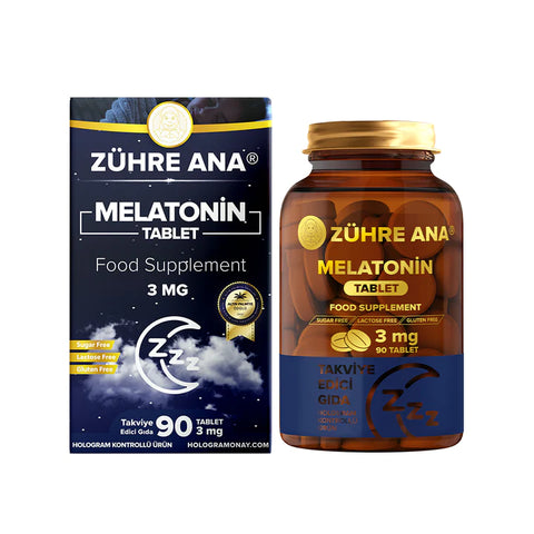Zühre Ana Melatonin 3 Mg 90 Tablet