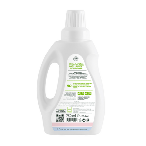 Doğal Bebek Çamaşır Makinesi Sabunu 750 ml