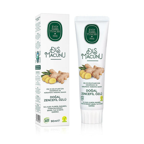 Doğal Zencefil Özlü Diş Macunu 90 ml