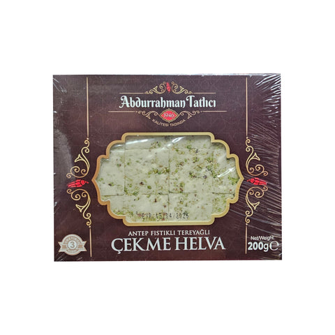 ABDURRAHMAN TATLICI ÇEKME HELVA ANTEP FISTIKLI TEREYAĞLI 200 GR