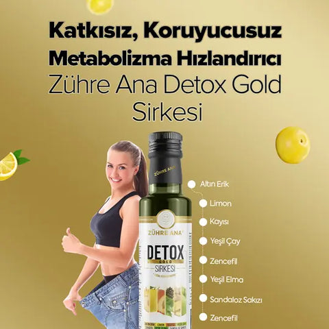 Zühre Ana Detox Gold Sirkesi Doğal Fermantasyon