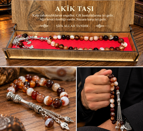 AKİK TAŞI TESBİH