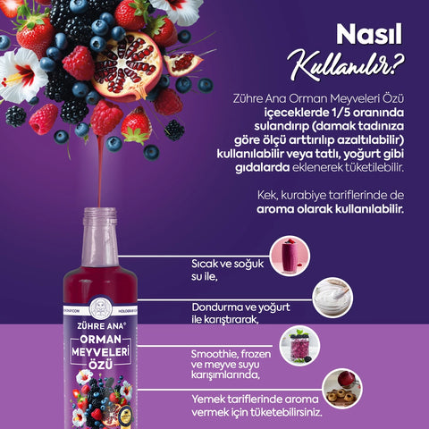 Zühre Ana Orman Meyveleri Özü
