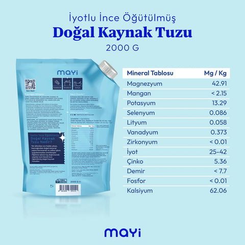 MAYİ TUZ

MAYİ ÖĞÜTÜLMÜŞ SOFRA TUZU 2 KG (İYOT İLAVELİ)