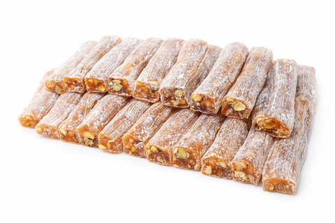 Portakal Aromalı Antep Fıstıklı Fitil Lokum